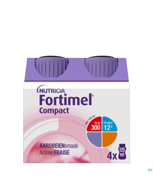 Fortimel compact fraise    4x125ml