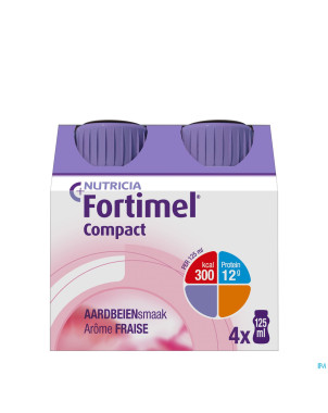 Fortimel compact fraise    4x125ml