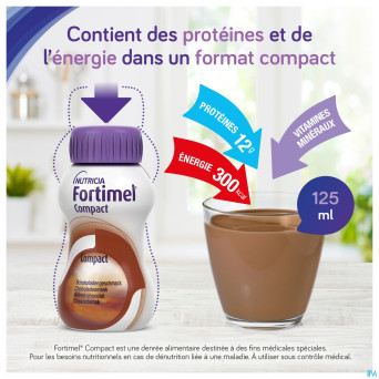 Fortimel compact fraise    4x125ml