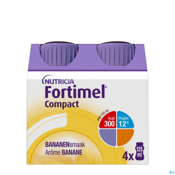 Fortimel compact banane    4x125ml