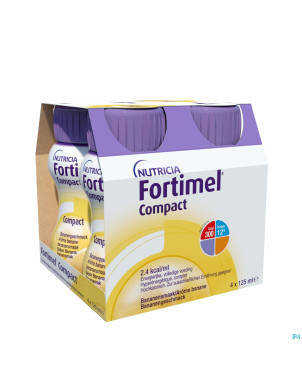 Fortimel compact banane    4x125ml