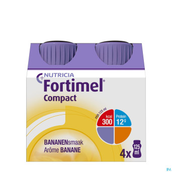 Fortimel compact banane    4x125ml