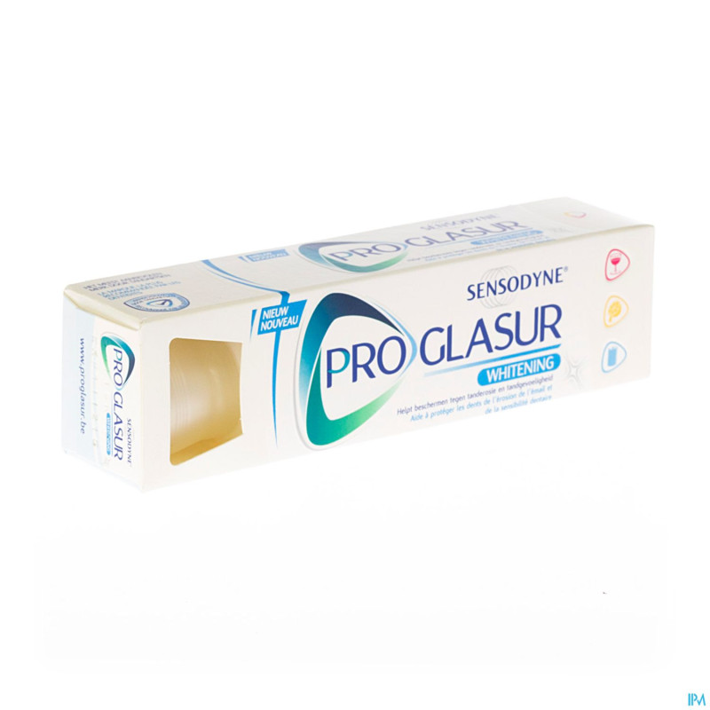 Sensodyne proglasur whitening dentifrice    75ml