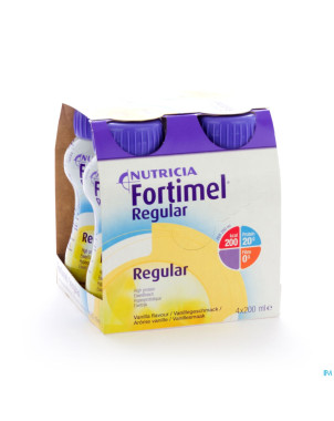 Fortimel regular vanille    4x200ml
