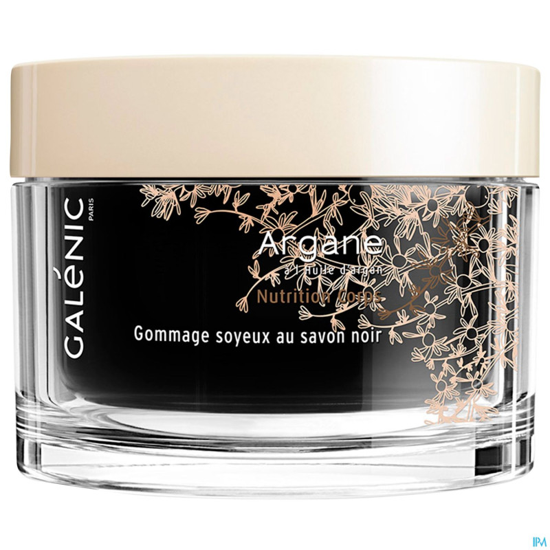 Galenic argane gommage savon noir corps  pot 200ml