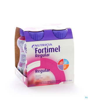 Fortimel regular fruits foret 4x200ml