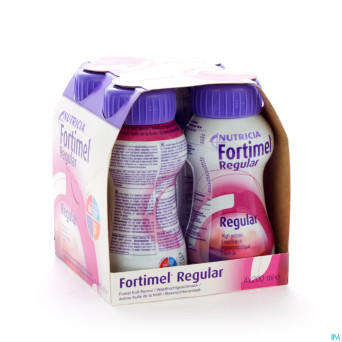 Fortimel regular fruits foret 4x200ml
