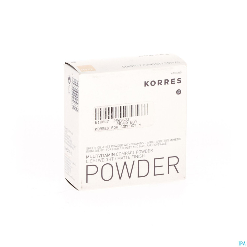Korres km pdr compact multivitamin mvp2    14g