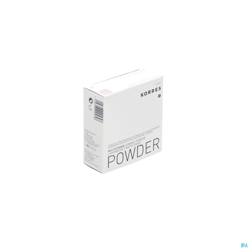 Korres km pdr compact multivitamin mvp3    14g