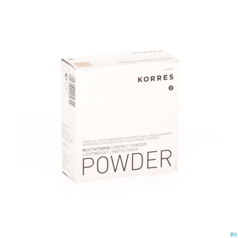 Korres km pdr compact multivitamin mvp4    14g