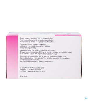 Seroquel xr 200 mg comp 100 x 200 mg