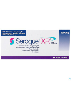 Seroquel xr 400 mg comp 100 x 400 mg