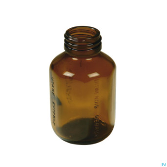 Flacon octagonale brun pp 28 -caps    100ml 64 aca