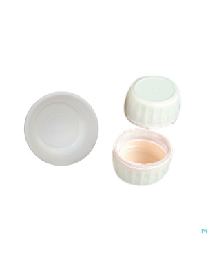 Capsule blanche inviol. anneau blanc pet 28 25 aca