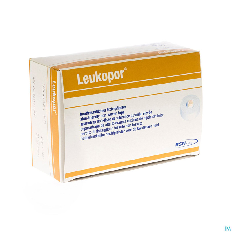 Leukopor a/allergie rouleau 1,25cmx9,2m 24  245300
