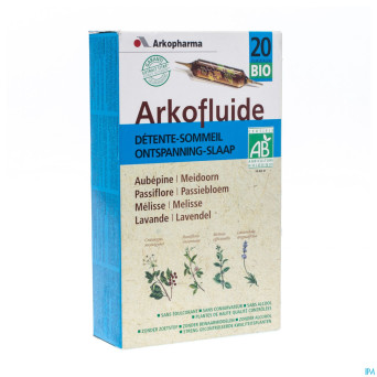 Arkofluide detente sommeil    amp 20x15ml