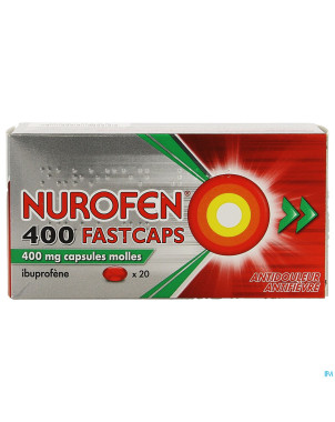 Nurofen 400 fastcaps  caps 20x400mg