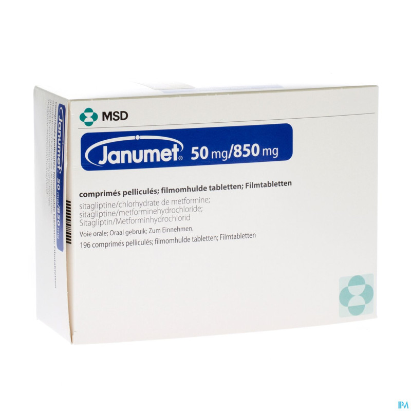Janumet 50/850 mg comp pell 196