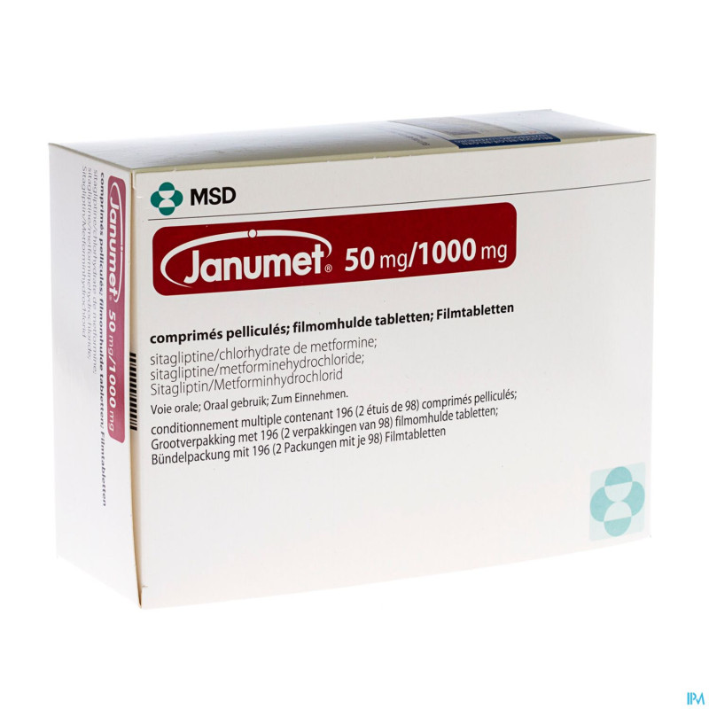 Janumet 50/1000 mg comp pell 196