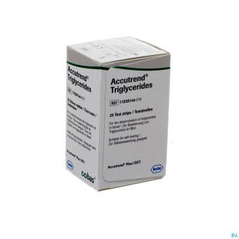 Accutrend triglyceride    strips  25 11538144016