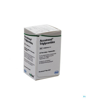 Accutrend triglyceride    strips  25 11538144016