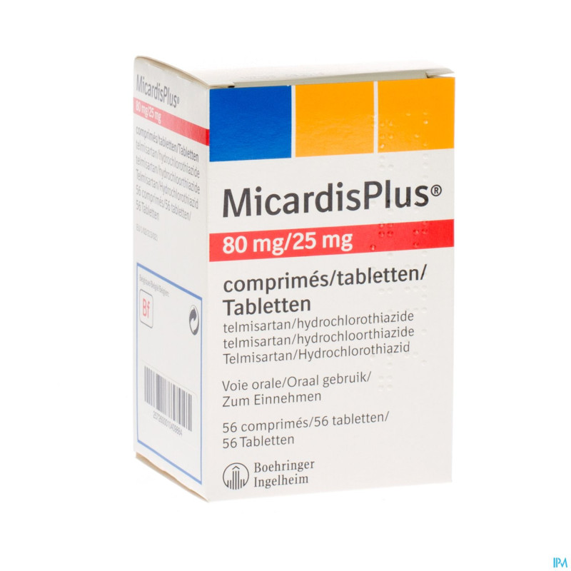 Micardisplus comp 56 x 80 mg/25,0 mg