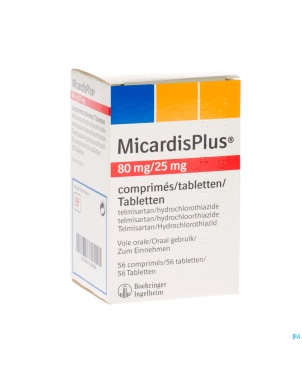 Micardisplus comp 56 x 80 mg/25,0 mg