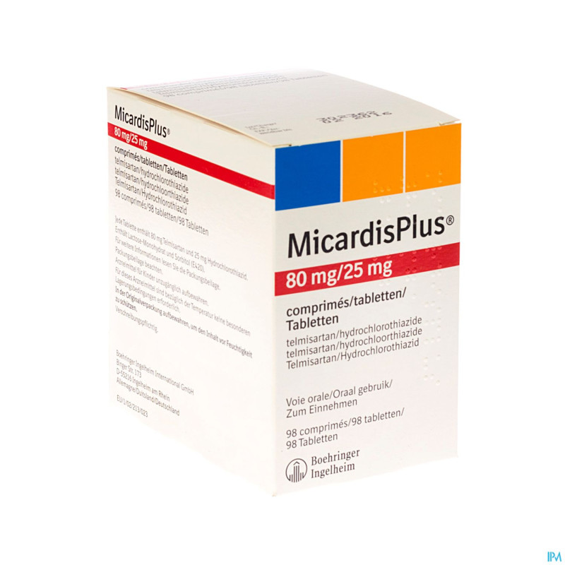 Micardisplus comp 98 x 80 mg/25,0 mg