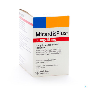 Micardisplus comp 98 x 80 mg/25,0 mg