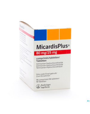 Micardisplus comp 98 x 80 mg/25,0 mg