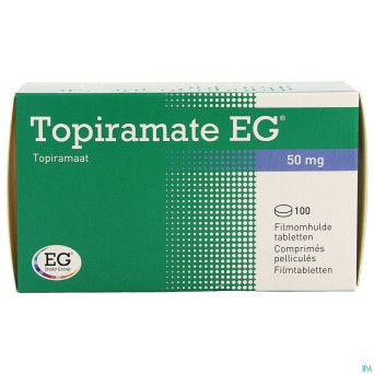 Topiramate eg 50mg comp pell 100x50mg