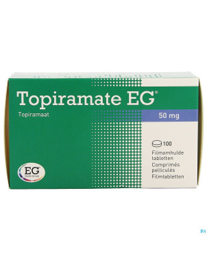 Topiramate eg 50mg comp pell 100x50mg