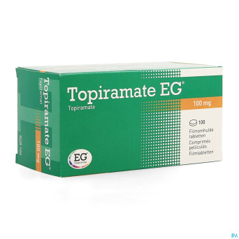 Topiramate eg 100mg comp pell 100x100mg