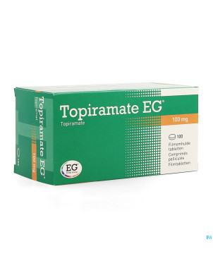 Topiramate eg 100mg comp pell 100x100mg