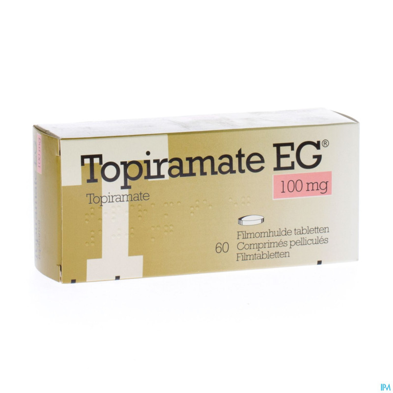 Topiramate eg 100 mg comp pell  60 x 100 mg