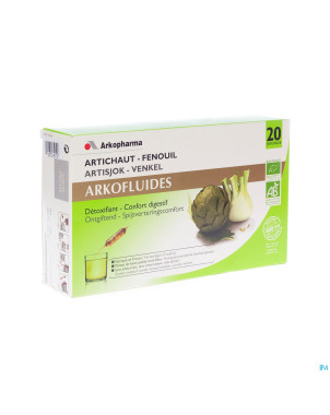 Arkofluide artichaut    amp 20x15ml