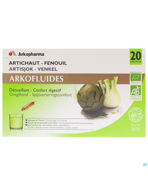 Arkofluide artichaut    amp 20x15ml