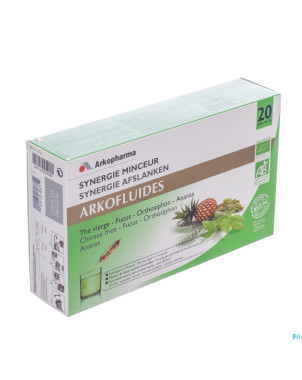 Arkofluide synergie minceur amp 20x15ml