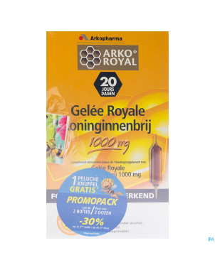 Arkoroyal gelee royale 1000mg amp 20x15ml