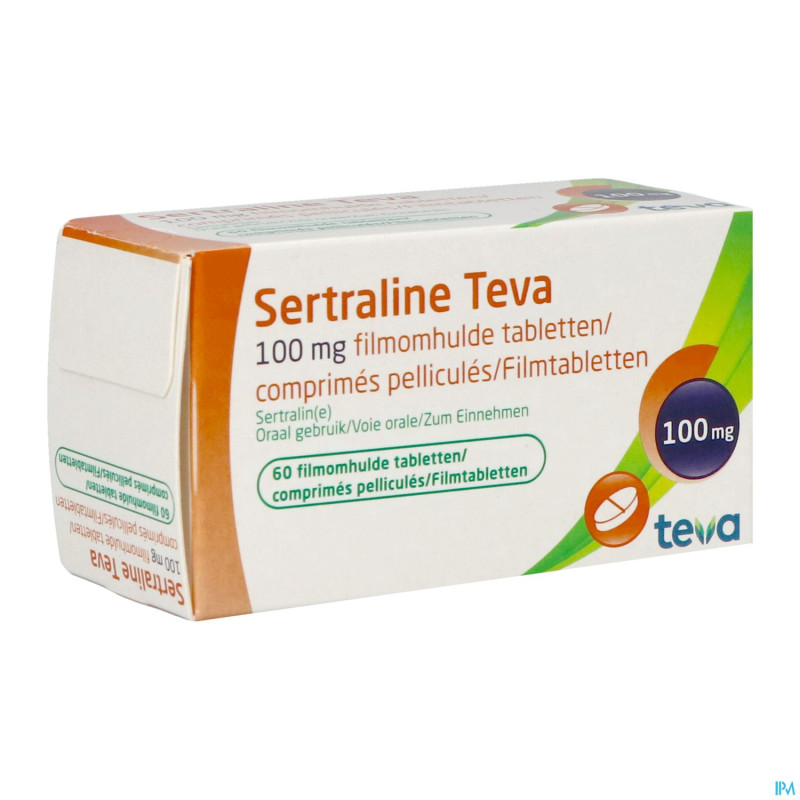 Sertraline teva 100 mg comp  60 x 100 mg