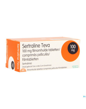 Sertraline teva 100 mg comp  60 x 100 mg
