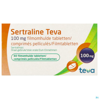 Sertraline teva 100 mg comp  60 x 100 mg