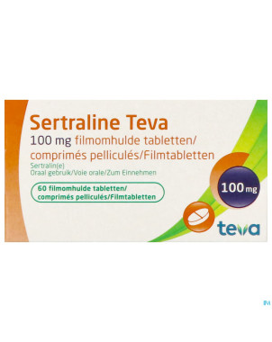 Sertraline teva 100 mg comp  60 x 100 mg