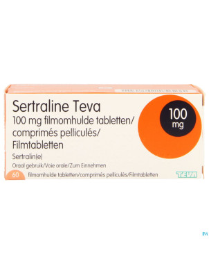 Sertraline teva 100 mg comp  60 x 100 mg