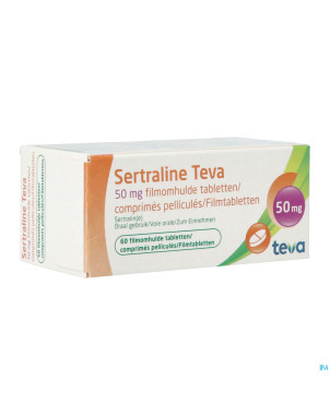 Sertraline teva  50 mg comp  60 x  50 mg