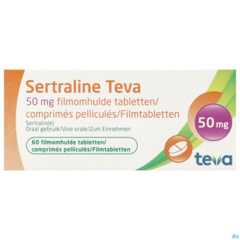 Sertraline teva  50 mg comp  60 x  50 mg