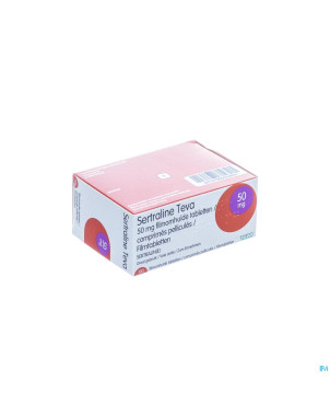 Sertraline teva  50 mg comp 100 x  50 mg