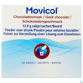 Movicol gout chocolat sachets 20 x 13,7 g