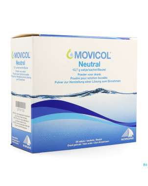 Movicol neutral sachets 20 x 13,7 g