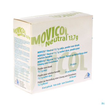 Movicol neutral sachets 20 x 13,7 g